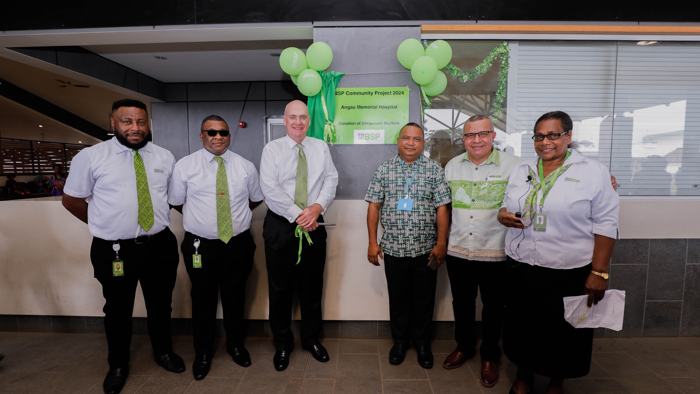 Team photo at a program launch